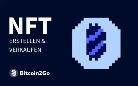 NFT erstellen & verkaufen. Erfahre, wie viel kostet ein NFT, mit Bitcoin2Go.