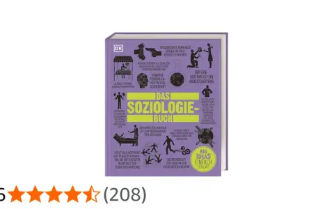 Das Soziologie-Buch erklärt komplexe Soziologie-Themen mit Illustrationen.